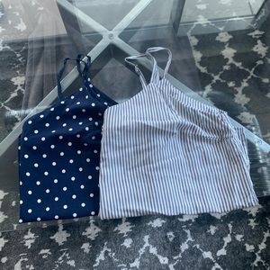 Two old navy tank tops never worn!